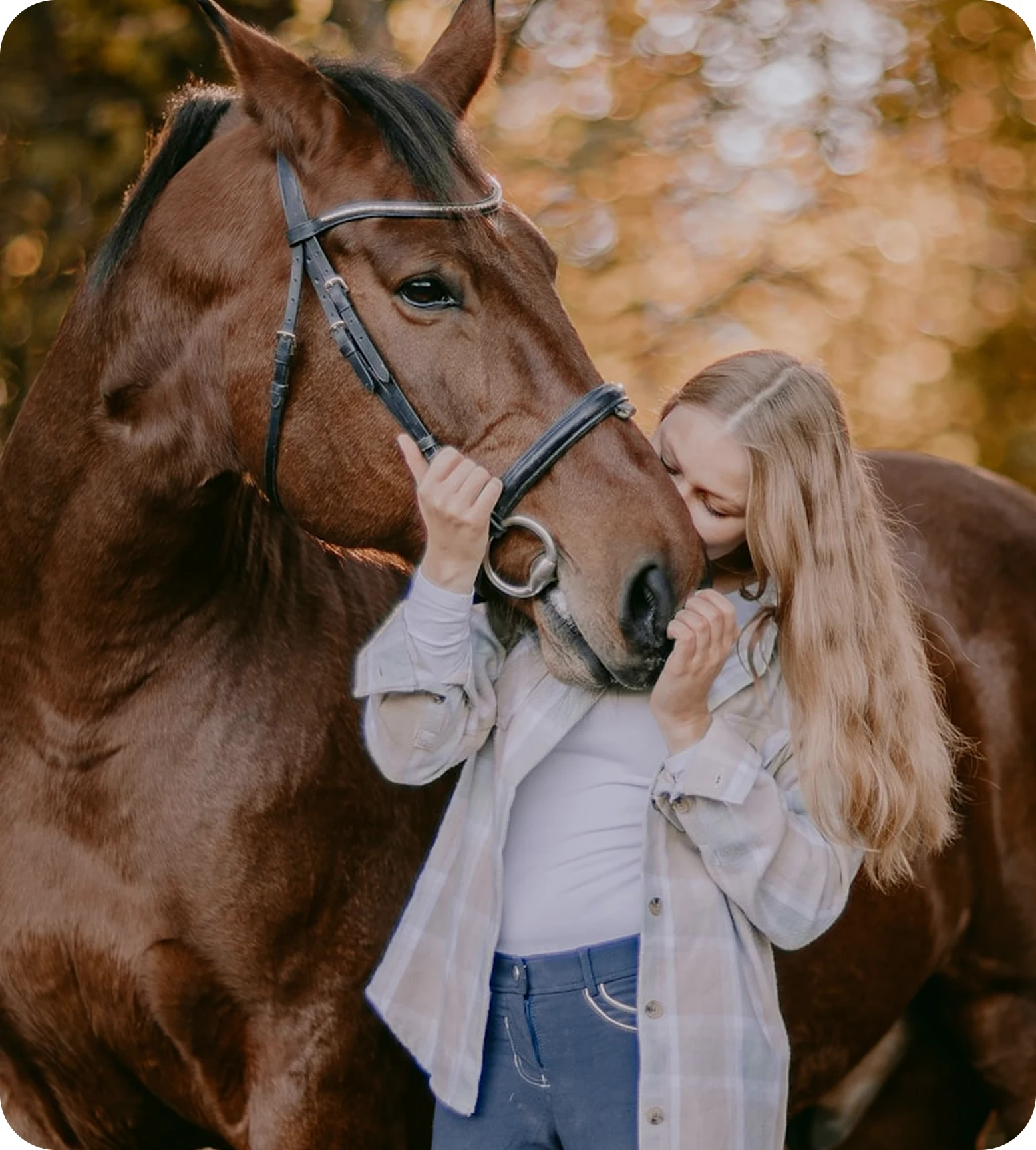 Horse and Woman
